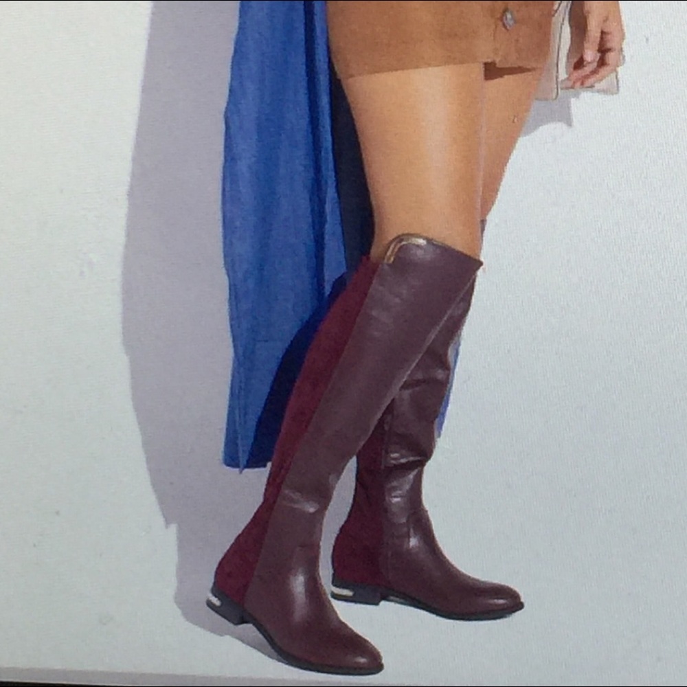 NWOT ADEE Knee High Flat Boots